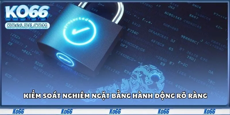 Chính Sách Bảo Mật Ko66 Dữ Liệu 100% An Toàn, Hết Lo 1 Kiểm soát nghiêm ngặt bằng hành động rõ ràng