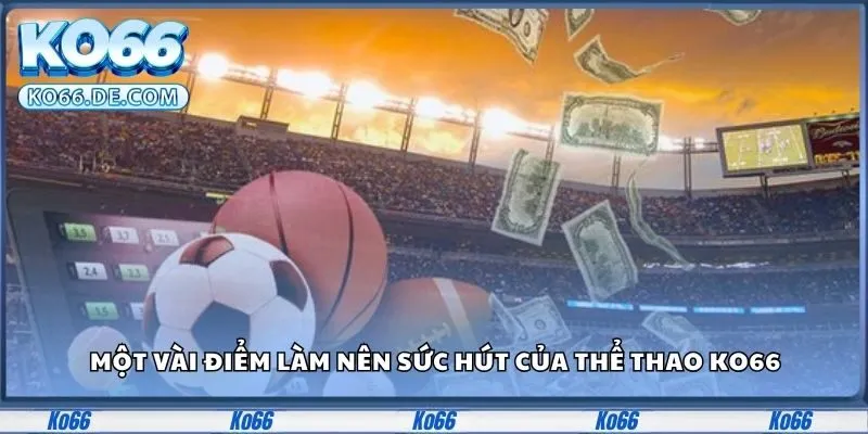 Một vài điểm làm nên sức hút của thể thao Ko66